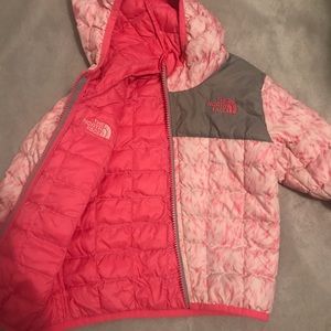 Reversible 12-18 month North Face winter coat